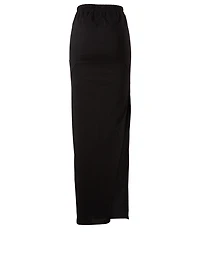 Long Drawstring Skirt
