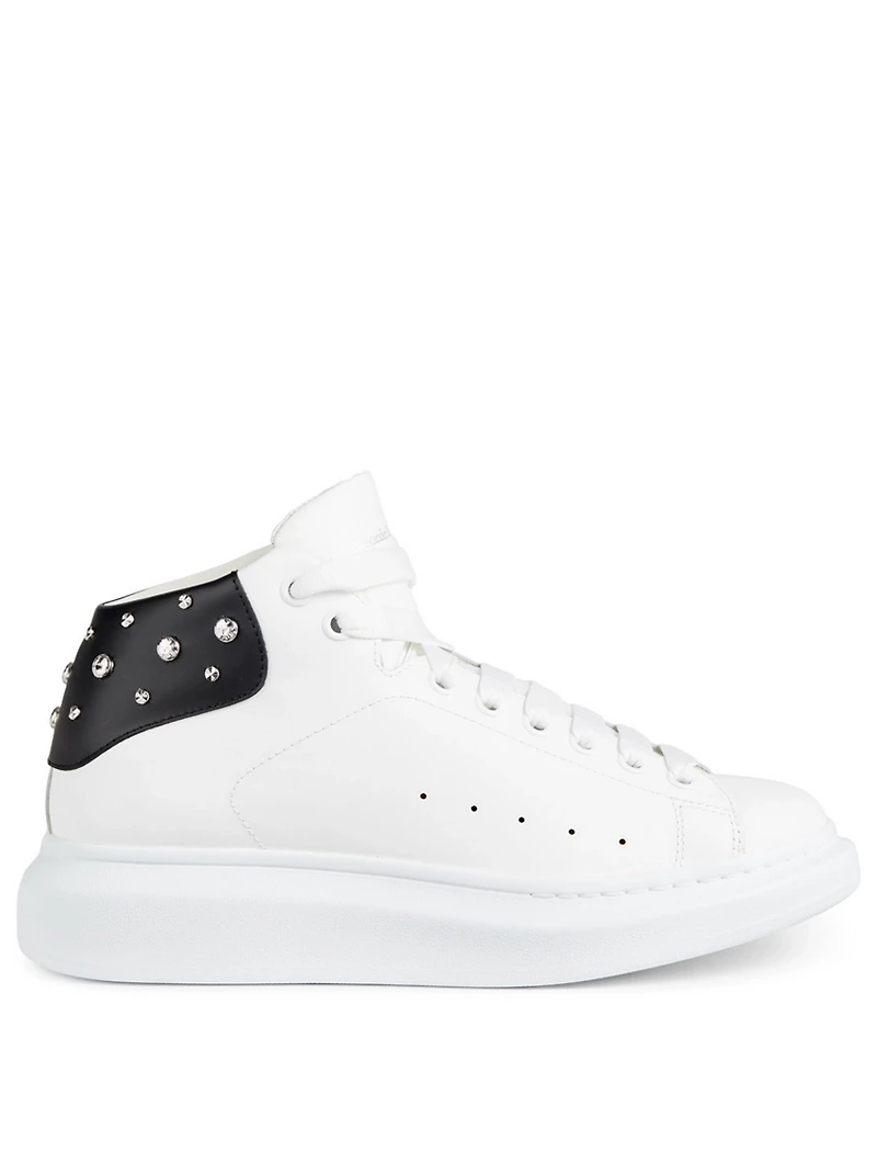 Leather Sneakers With Studs