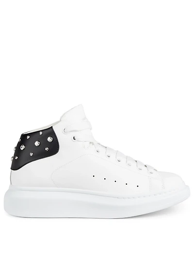 Leather Sneakers With Studs
