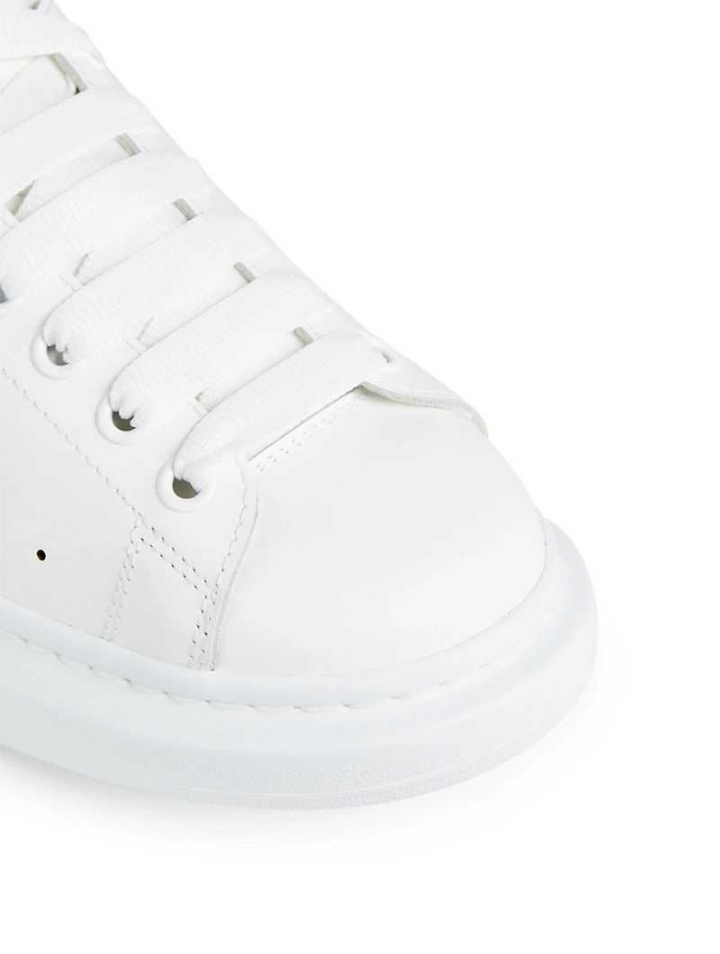 Leather Sneakers With Studs
