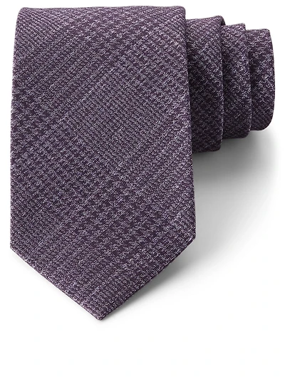 Silk Tie In Check