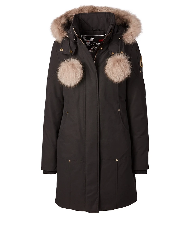 Meighen Down Parka With Fur Trim