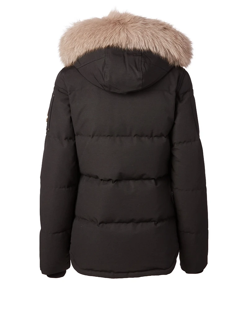 Harper Down Jacket With Fur Trim