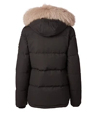 Harper Down Jacket With Fur Trim