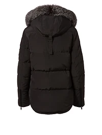 Debaies Down Coat With Fur Trim