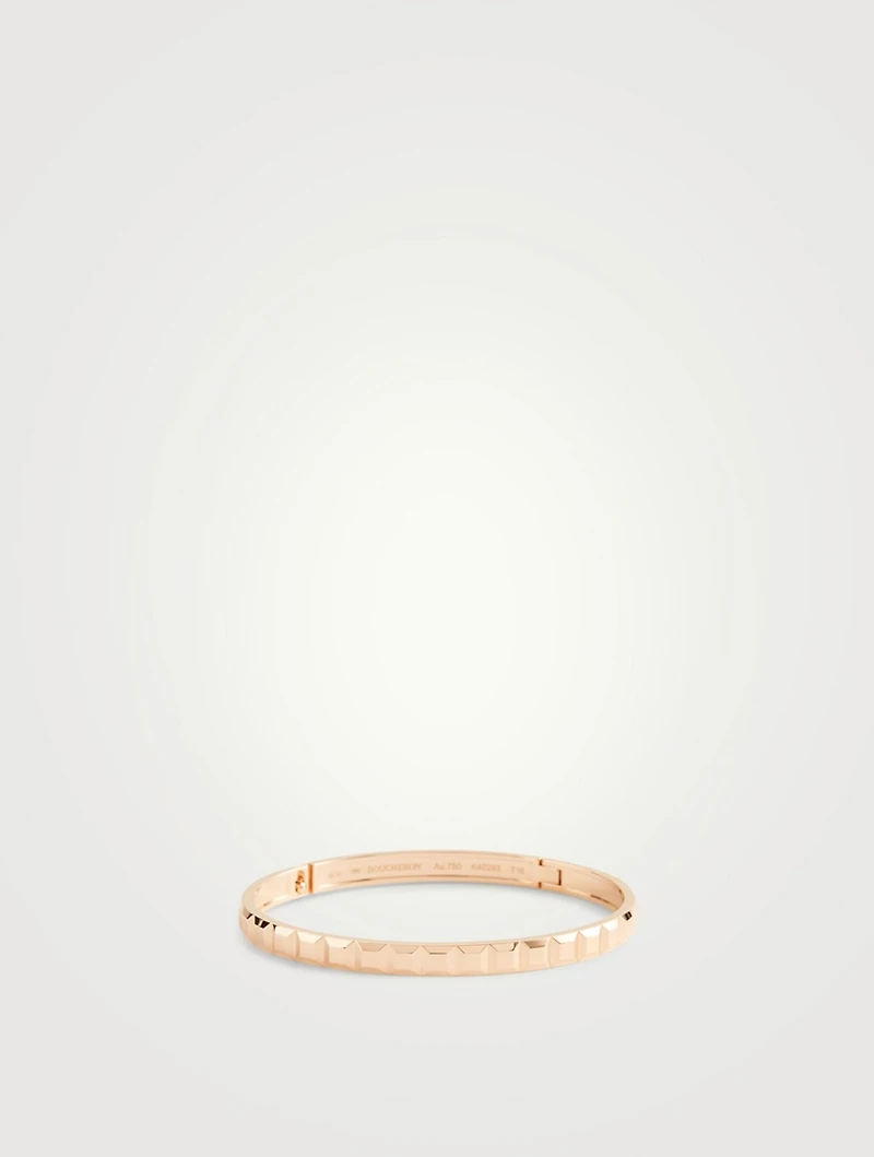 Quatre Clou De Paris Rose Gold Bangle Bracelet