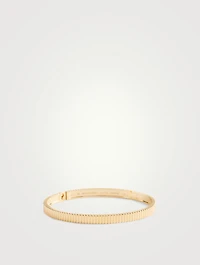 Quatre Grosgrain Gold Bangle Bracelet