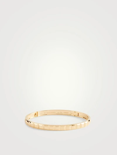 Quatre Clou De Paris Gold Bangle Bracelet