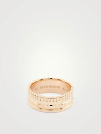 Small Radiant Edition Quatre Rose Gold Ring