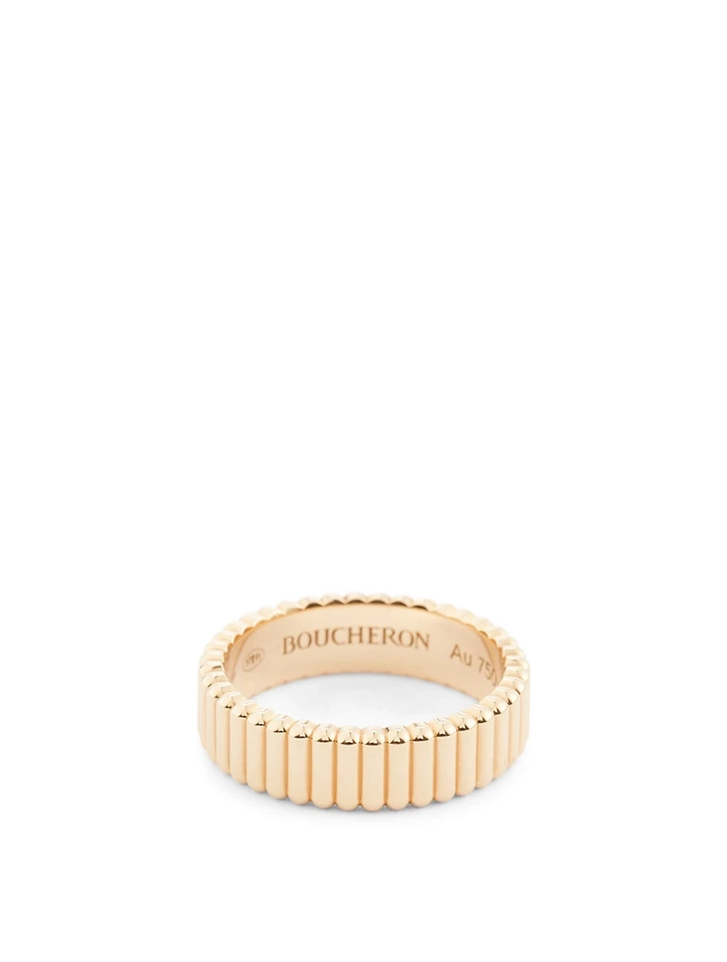 Quatre Grosgrain Rose Gold Ring
