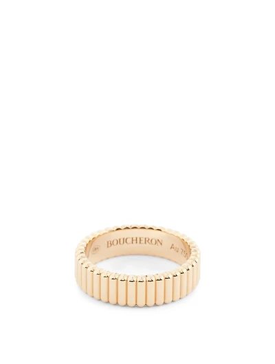 Quatre Grosgrain Rose Gold Ring