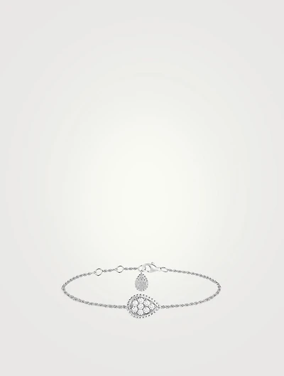 Serpent Bohème S Motif White Gold Chain Bracelet With Diamonds