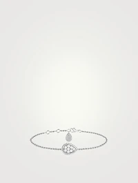 Serpent Bohème S Motif White Gold Chain Bracelet With Diamonds