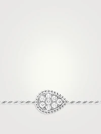 Serpent Bohème S Motif White Gold Chain Bracelet With Diamonds