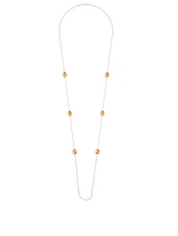 Serpent Bohème Gold Long Necklace With Citrine
