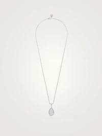Serpent Bohème M Motif White Gold Pendant Necklace With Diamonds