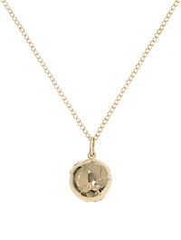 Medium Atlas 10K Gold Diamond Pendant Necklace