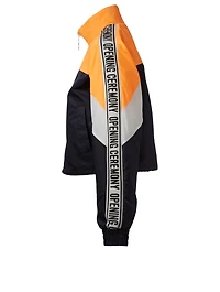 Nylon Cropped Warm Up Jacket