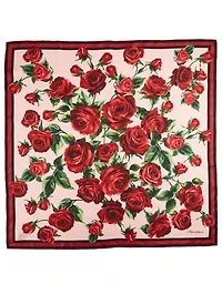 Silk Scarf In Floral Print
