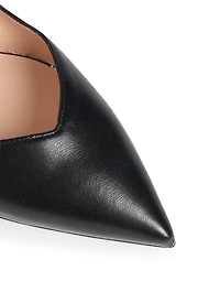 Edith Leather Slingback Pumps