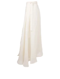 Positano Linen Wrap Skirt