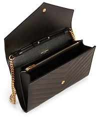 YSL Monogram Leather Chain Wallet Bag