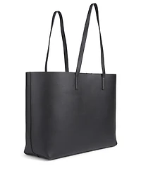 East West Leather Tote Bag