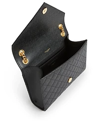 Medium YSL Monogram Leather Envelope Bag