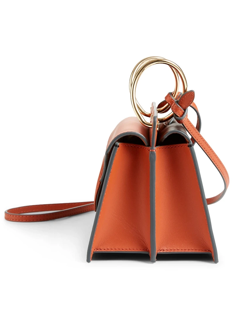 Mini Phoebe Leather Crossbody Bag