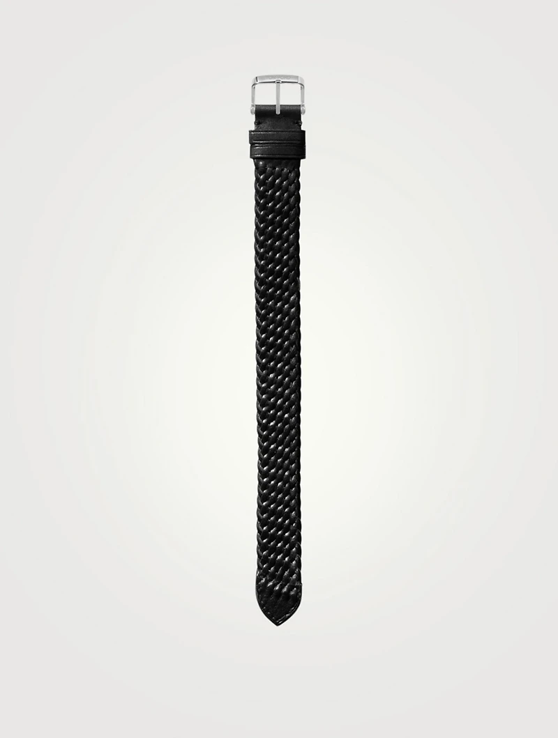 Medium Braided Leather Strap