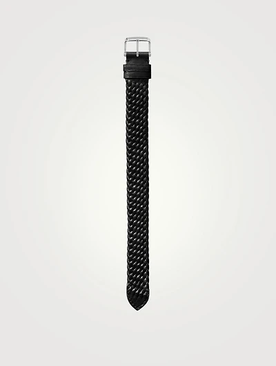 Medium Braided Leather Strap