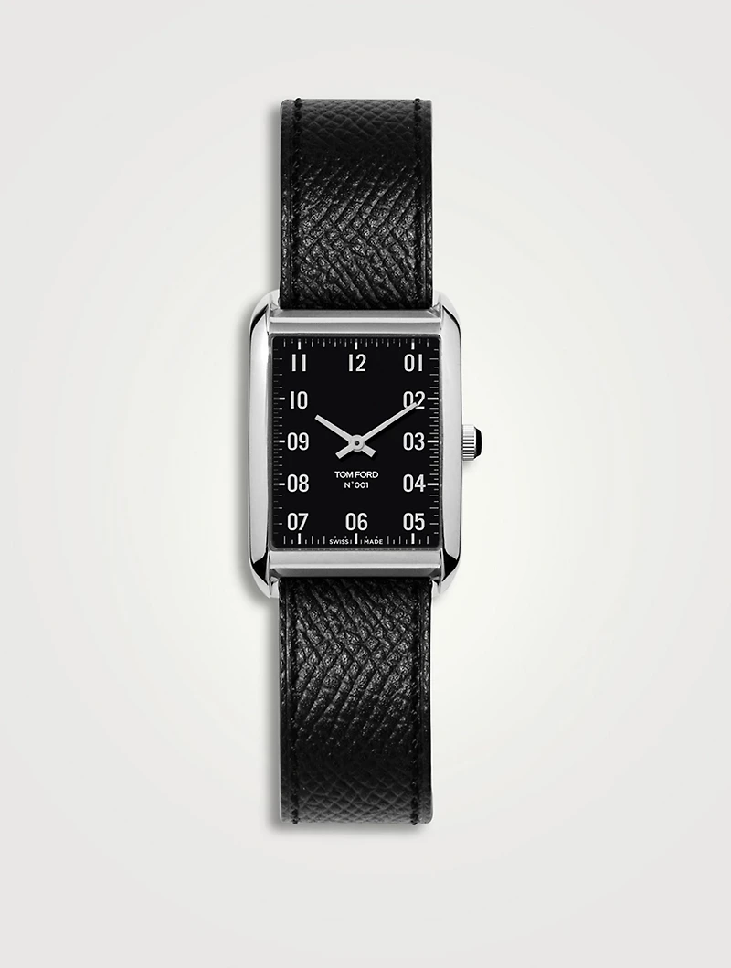 Pebble Grain Leather Strap