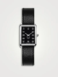 Pebble Grain Leather Strap