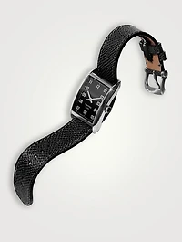Pebble Grain Leather Strap