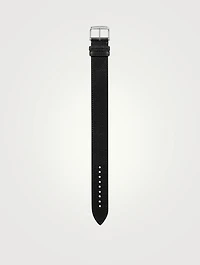 Large Pebble Grain Leather Strap