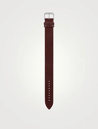 Large Pebble Grain Leather Strap