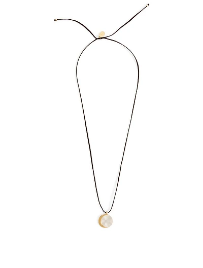 Eclipse Sterling Silver And 18K Gold-Plated Pendant Necklace