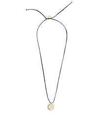 Eclipse Sterling Silver And 18K Gold-Plated Pendant Necklace