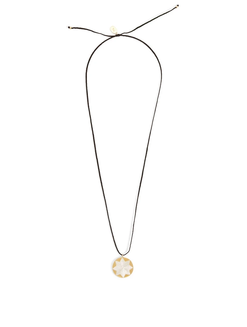 Dawn + Dusk 18K Gold-Plated And Sterling Silver Pendant Necklace