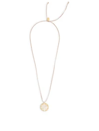 Dawn + Dusk 18K Gold-Plated And Sterling Silver Pendant Necklace