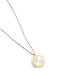 Dawn + Dusk 18K Gold-Plated And Sterling Silver Pendant Necklace