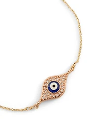 Evil Eye 14K Gold-Filled Charm Bracelet