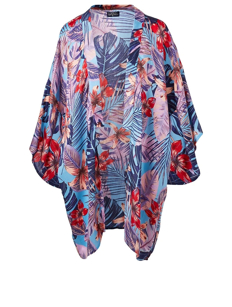 Nina Kimono In Floral Print
