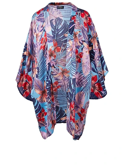 Nina Kimono In Floral Print