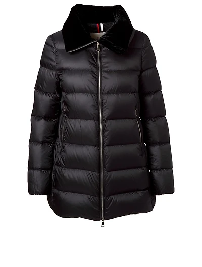 Torcol Down Coat With Velvet Collar