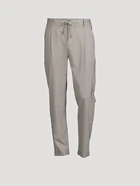 Wool Stretch Jogger Pants