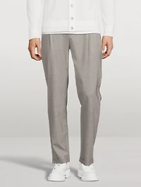 Wool Stretch Jogger Pants