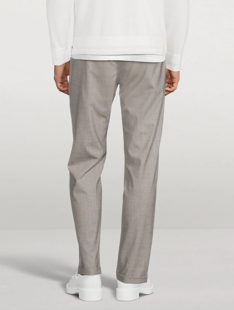 Wool Stretch Jogger Pants