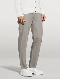 Wool Stretch Jogger Pants