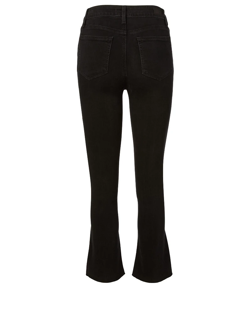 Seamed Colette Jeans With Raw Hem